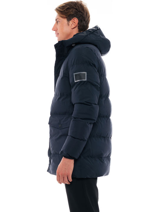 Winter Jacket Puffer Navy Blue