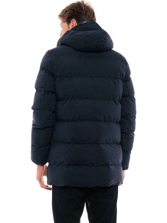 Winter Jacket Puffer Navy Blue