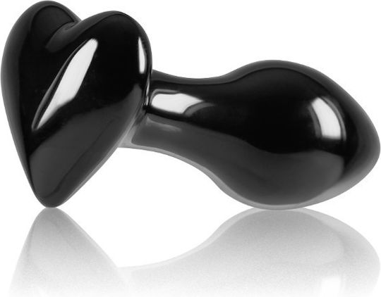 Ns Novelties Crystal Heart Glass Анална тапа Черна