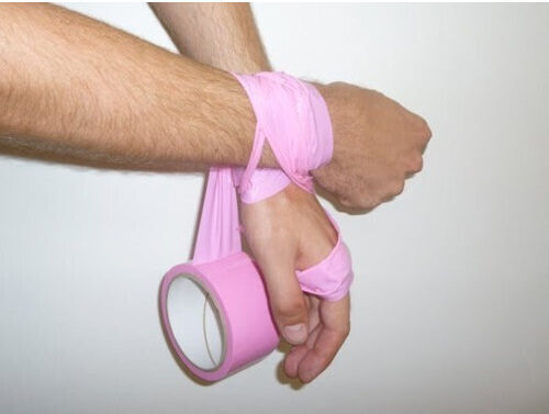 Naughty Toys Fessel-Seil BDSM Film für Fetisch Fesselung 9 Meters Pink