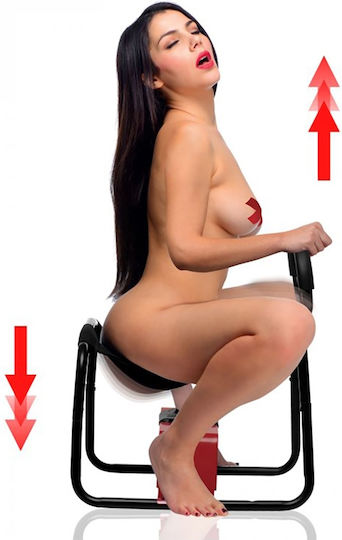 LoveBotz Bangin Bench EZ-Ride Sex Stool with Handles Έπιπλο Σεξ σε Μαύρο Χρώμα