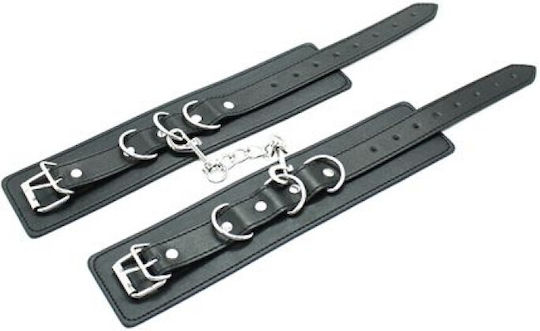 Toyz4lovers Polsiere Cuffs Belt Χειροπέδες σε Μαύρο Χρώμα