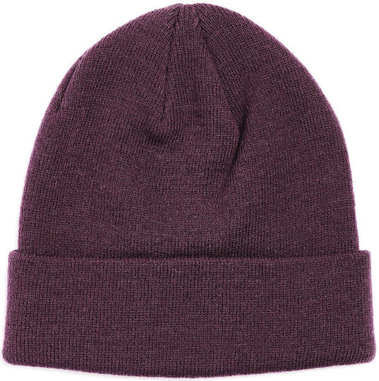Beanie Unisex Beanie Knitted in Purple color