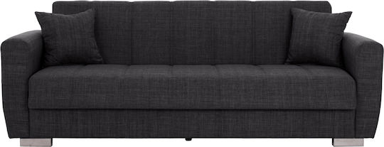 Polya Dreisitzer Sofa Sofa mit Stauraum Gray 215x80x77cm