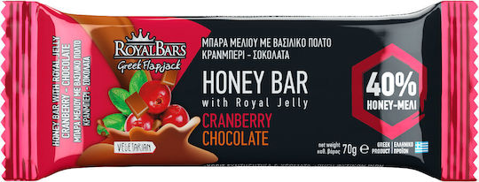 Royal Bars Bar Energy / Oat with Royal Jelly, Cranberry & Chocolate (1x70gr) 70gr