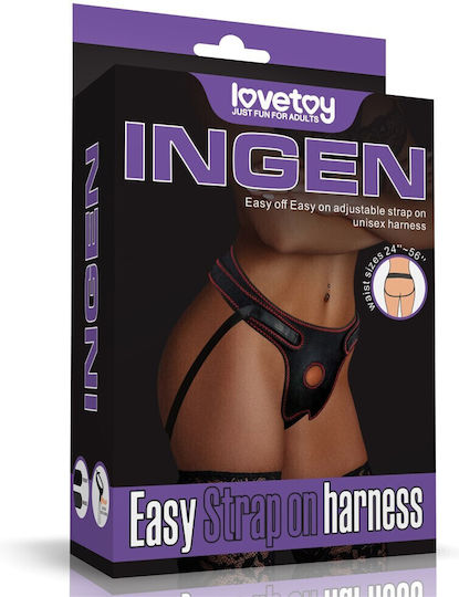 Lovetoy Ingen Easy Strap On Harnașament în Culoare Negru