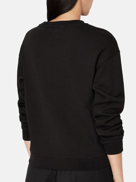 Armani Exchange Women's Long Sweatshirt Black