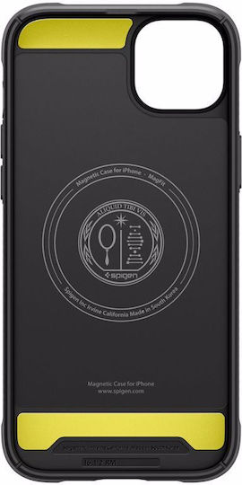 Spigen Rugged Armor Magsafe Umschlag Rückseite Kunststoff / Silikon 2mm Matte Black (iPhone 14)