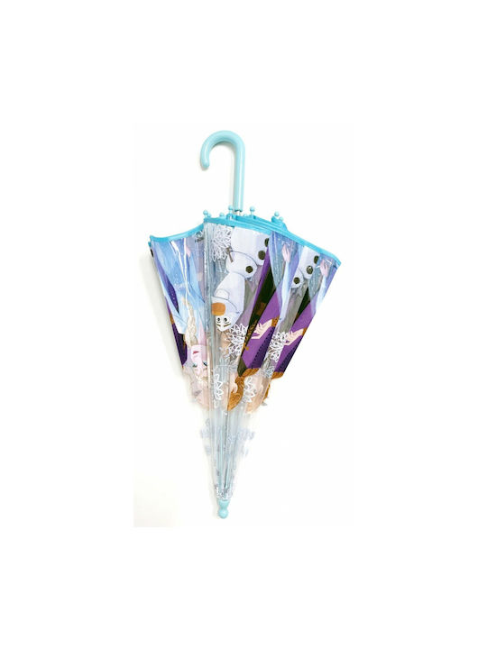 Chanos Παιδική Ομπρέλα Μπαστούνι Frozen Πολύχρωμη με Διάμετρο 45εκ.