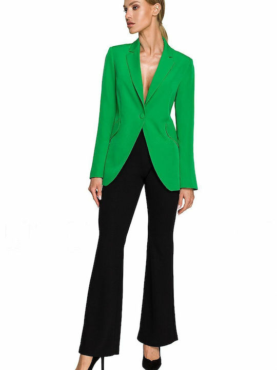 MOE Blazer pentru femei Sacou Verde