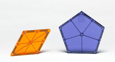 Magna-Tiles Joc de construcție magnetic Polygon Expansion Magna Tiles pentru copii de 3++ ani