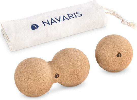 Navaris Balls Massage 2pcs in Brown Color