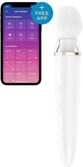 Satisfyer Double Wand-er Vibrator Massage 27cm White