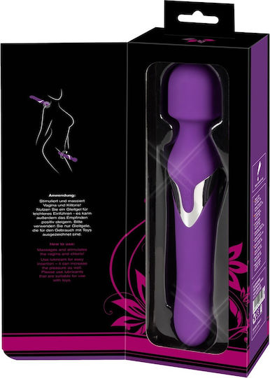 Javida Wand & Pearl Vibrator Δονητής Μασάζ 24cm Purple