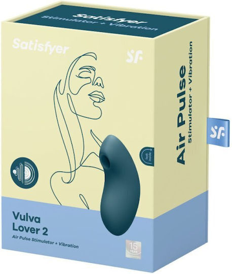 Satisfyer Vulva Lover 2 Αναρροφητής Αιδοίου με Δόνηση Blue