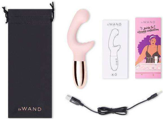 Le Wand XO Double Motor Wave Mini Κλειτοριδικός Δονητής 19cm Pink
