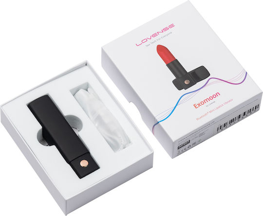 Lovense Exomoon Mini Δονητής Bluetooth Mini Lipstick Vibrator Κόκκινος