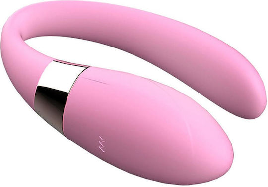 Vibrator for Couples with Remote Control Couple Stimulator V-Vibe Usb 7 Function Pink