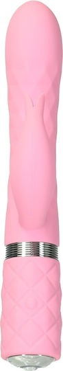 BMS Factory Pillow Talk Mini Δονητής Rabbit Lively Rotating Tarzan Vibrator 24cm Rose
