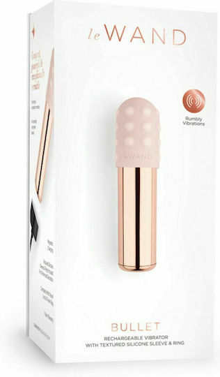 Le Wand Chrome Bullet Vibrator Geschoss 7.9cm Rose Gold
