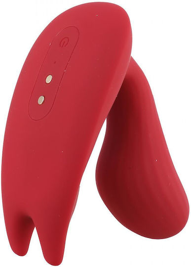 Magic Motion Umi Smart Wearable Dual Motor Vibrator Δονητής για Ζευγάρια με Απομακρυσμένο Έλεγχο Red