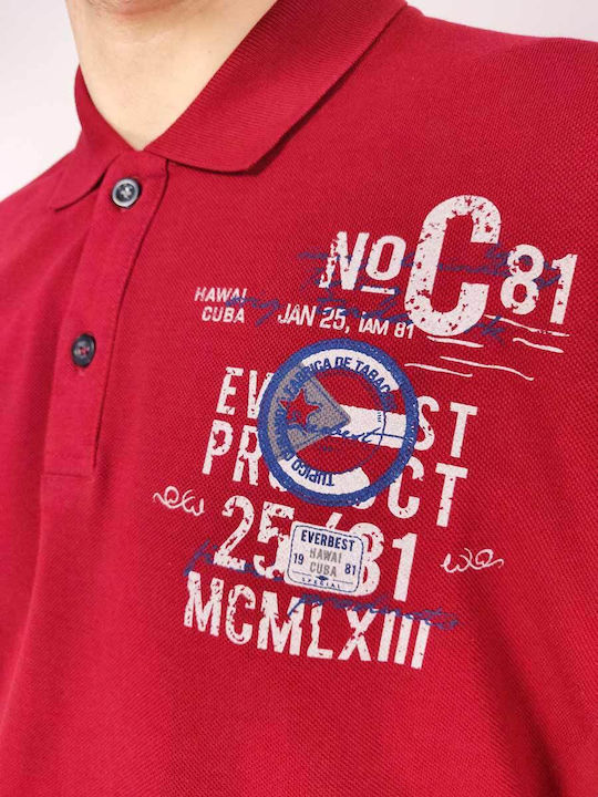 Polo Short Sleeve Blouse Red