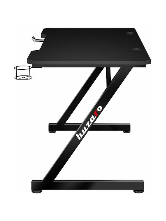 Gaming Office Hero 2.5 Wooden Black with Metal Legs 120x60x75cm