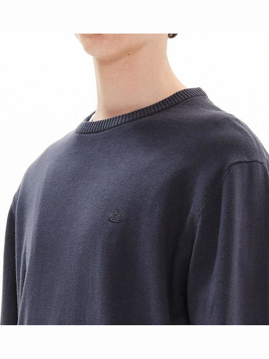 Langarm-Pullover Marineblau