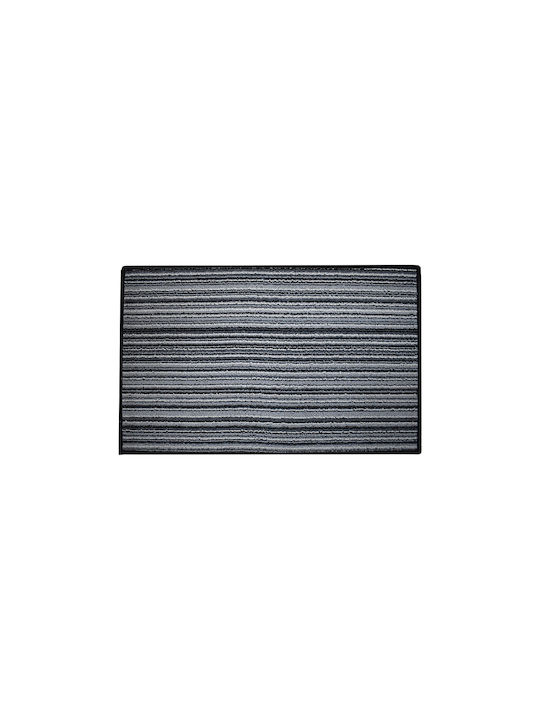 Chios Hellas Stripe TA295 Rectangular Kitchen Mat with Anti-slip Underlay Gray 40x67εκ.