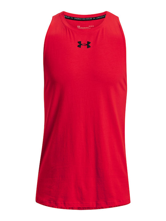 Baseline Men's Athletic Short Sleeve Blouse Red / Black
