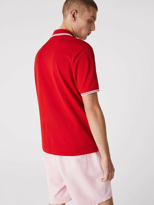 Lacoste Herren Kurzarmshirt Polo Rot