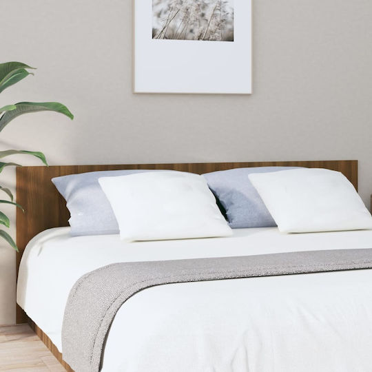 vidaXL Wooden Bed Headboard Brown Oak 200x80cm