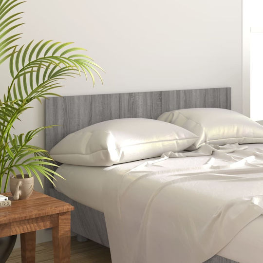 vidaXL Wooden Bed Headboard Gray Sonoma 160x80cm