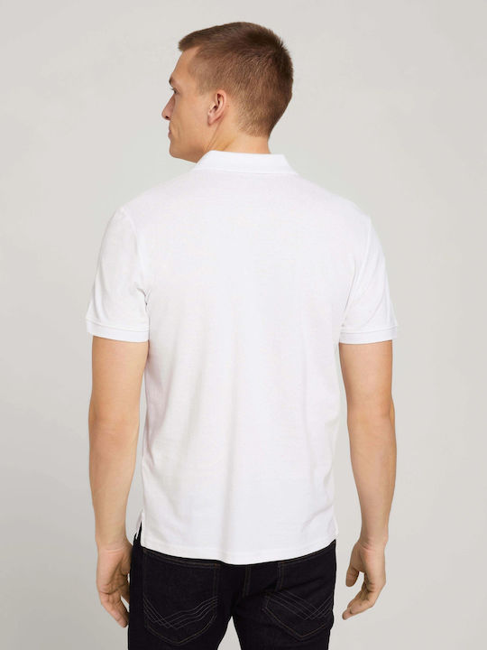 Basic Polo Herrenbluse Kurzarm Weiße