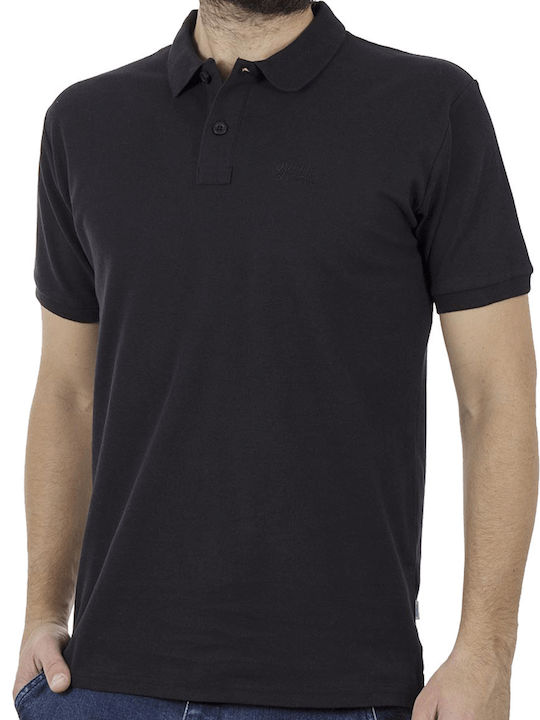 S Polo T-shirt Μαύρο