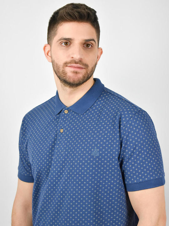 Polo Short Sleeve Blue Blouse