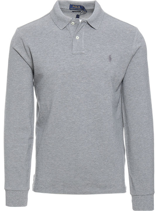 Polo Long Sleeve Blouse Gray