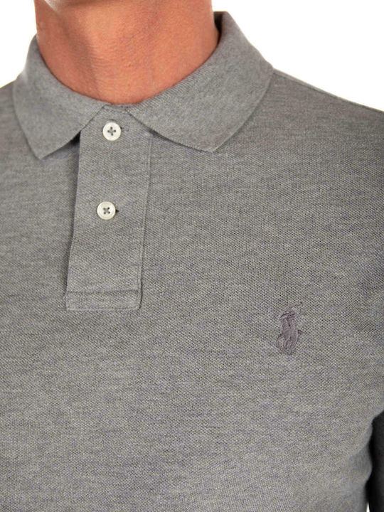 Polo Long Sleeve Blouse Gray