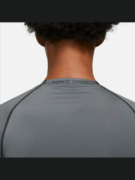 Dri-Fit Long Sleeve Athletic Blouse Gray