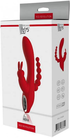 Dream Toys Red Revolution Hera Double Vibrator 14.5cm Red