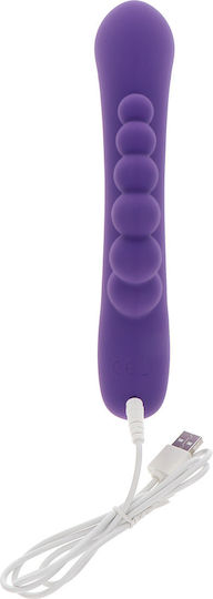 ToyJoy Triple Pleasure Vibrator Δονητής Rabbit 22cm Μωβ