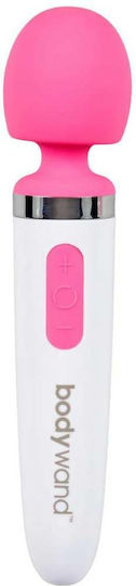 Bodywand Aqua Mini Rechargeable Silicone Wand Massager Vibrator Masaj cu Telecomandă 15.9cm Roz