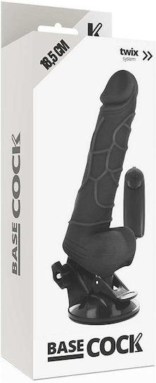 Dream Love Realistic Vibrator with Remote Control 18.5cm Black