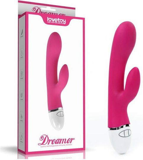 Lovetoy Dreamer Δονητής Rabbit 21.5cm Rose Red
