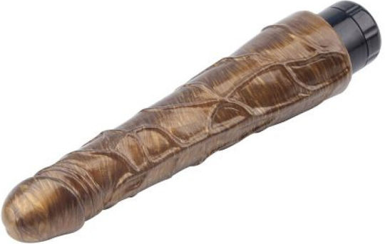 Chisa Novelties Dark Muscle Jonny Boner Realistic Vibrator 23cm Gold