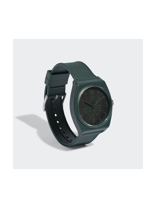 adidas Project Two R Ceas Baterie cu Verde Curea de cauciuc