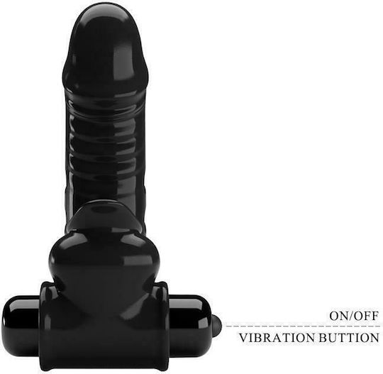 Pretty Love Corbin Honey Finger Vibrator Vibrator Finger 11cm Black