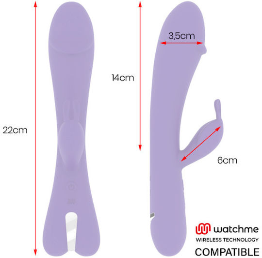 Fun Factory Mr Boss WatchMe Aitor Rabbit Mini Δονητής Rabbit Purple