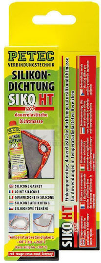 Petec Sealant Silicone Red 70ml