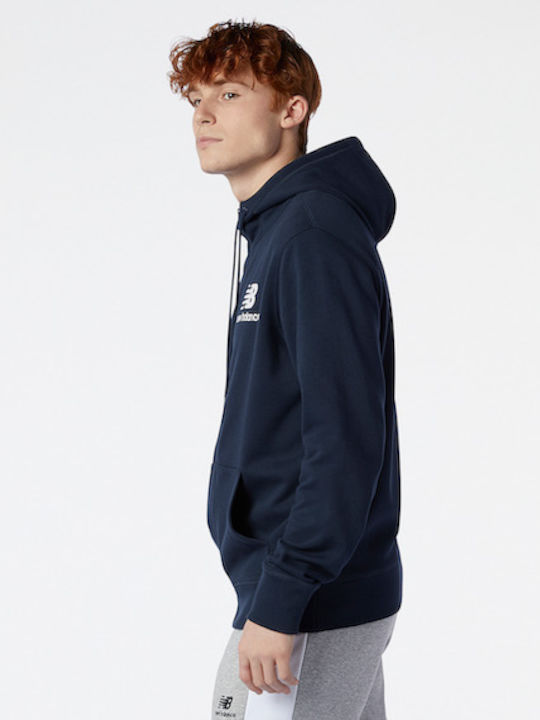 Cardigan With Hood Navy Blue